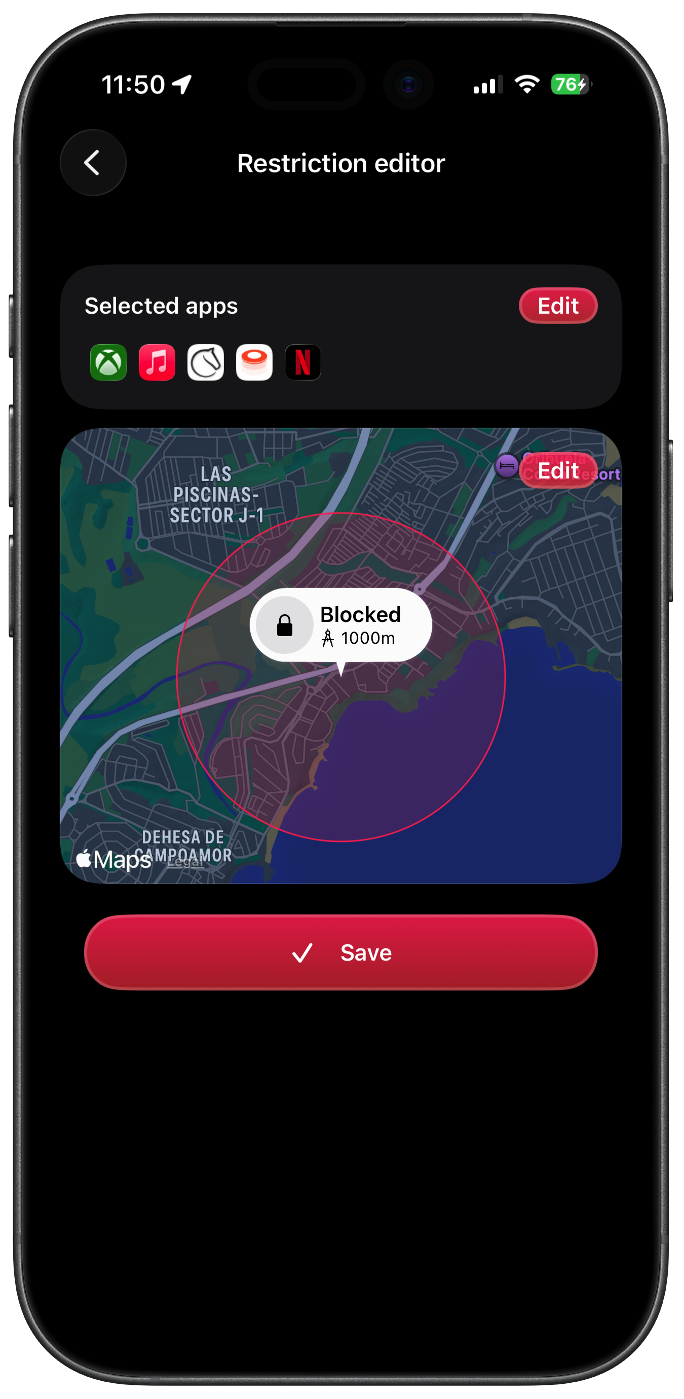 Location-based restrictions